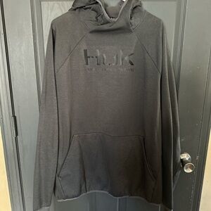 Huk Charcoal Fleece Hoodie